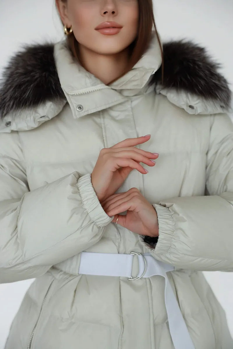 Genuine Silver Fox Down Fill Jacket - Energize Trek