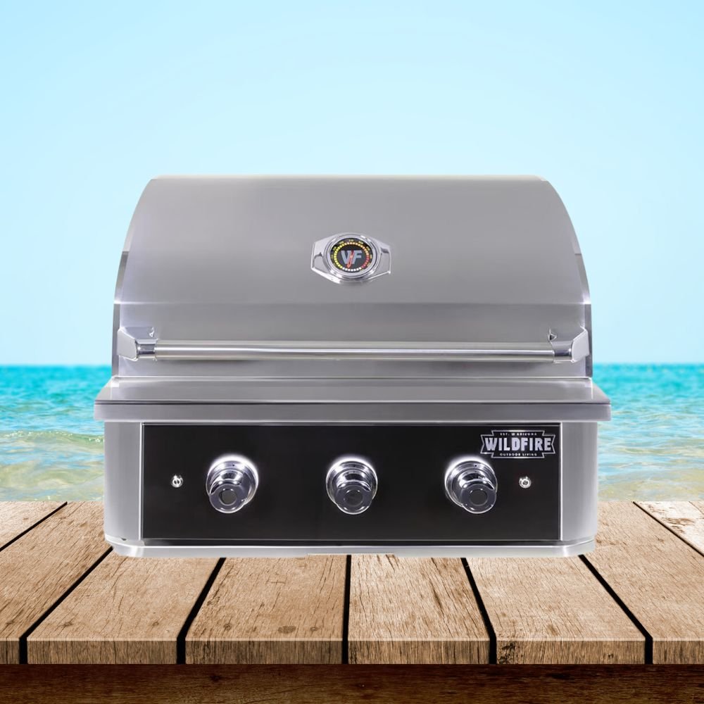 Wildfire Outdoor Living Ranch Pro 304 Stainless Steel Natural Gas Grill, 30" (WF-PRO30G-RH-NG) (SAK25374) - Energize Trek