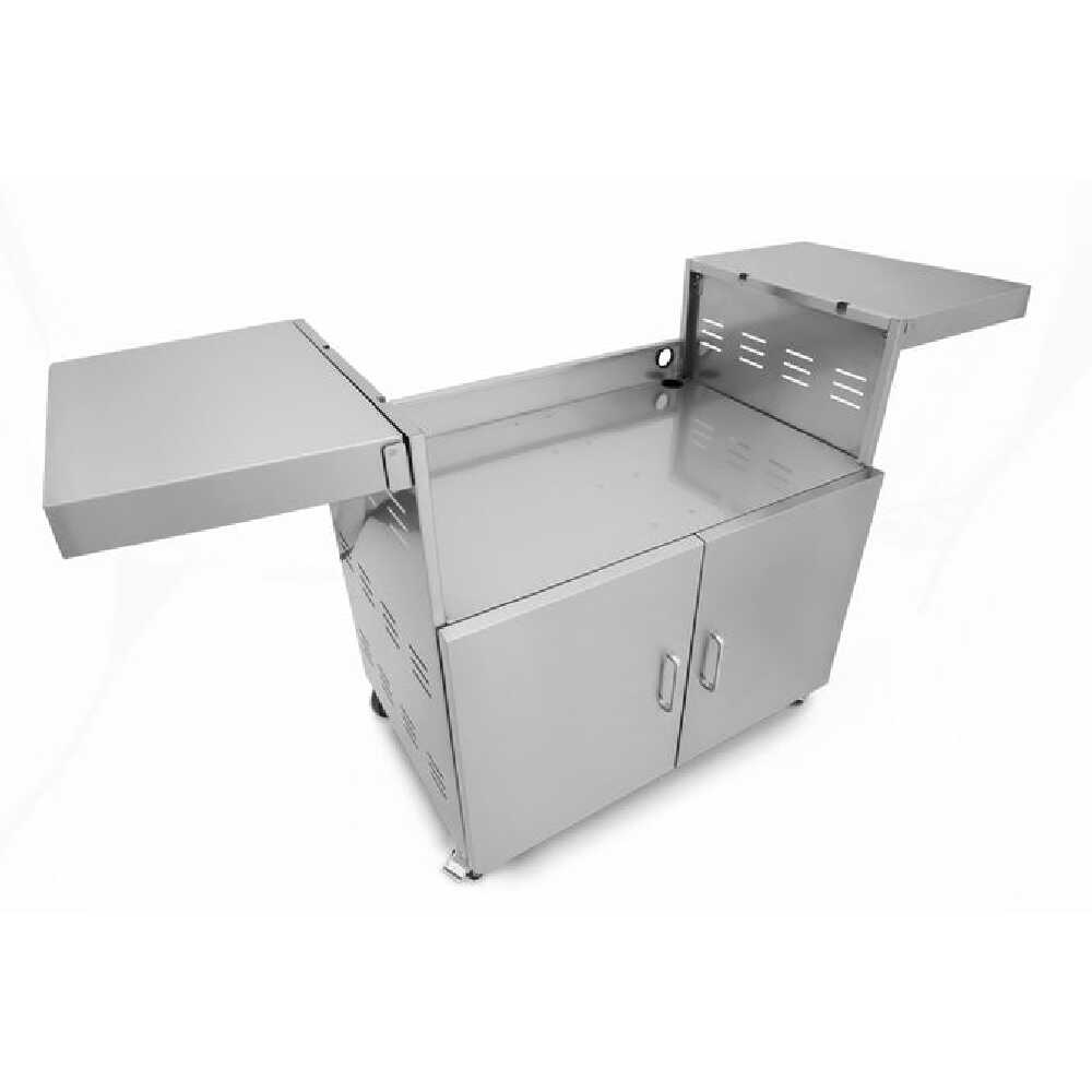 Wildfire Outdoor Living Stainless Steel Outdoor Grill Cart With Propane Tank Slide Out Door (SAK71546) - Energize Trek