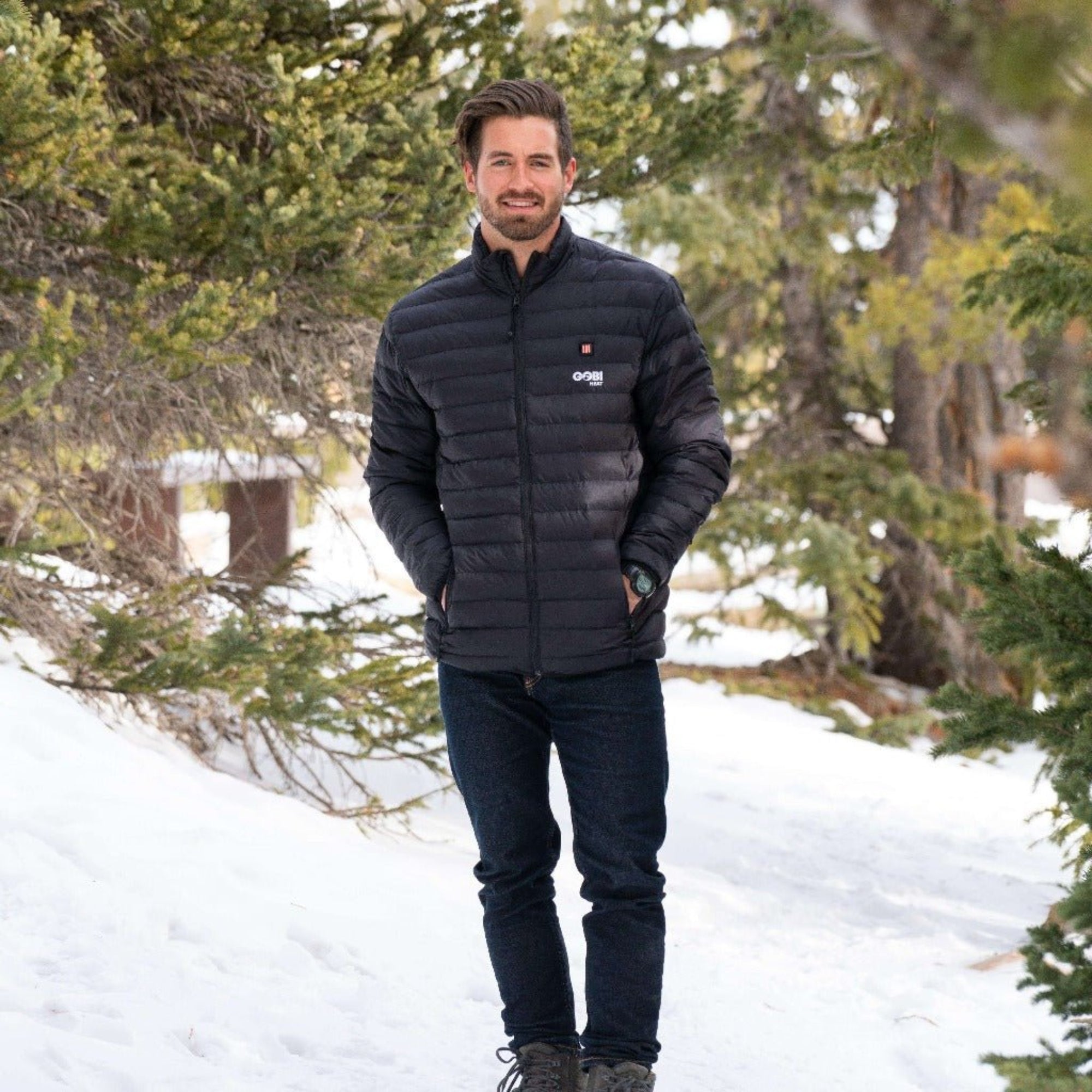 Wolf Mens Heated Jacket - Energize Trek