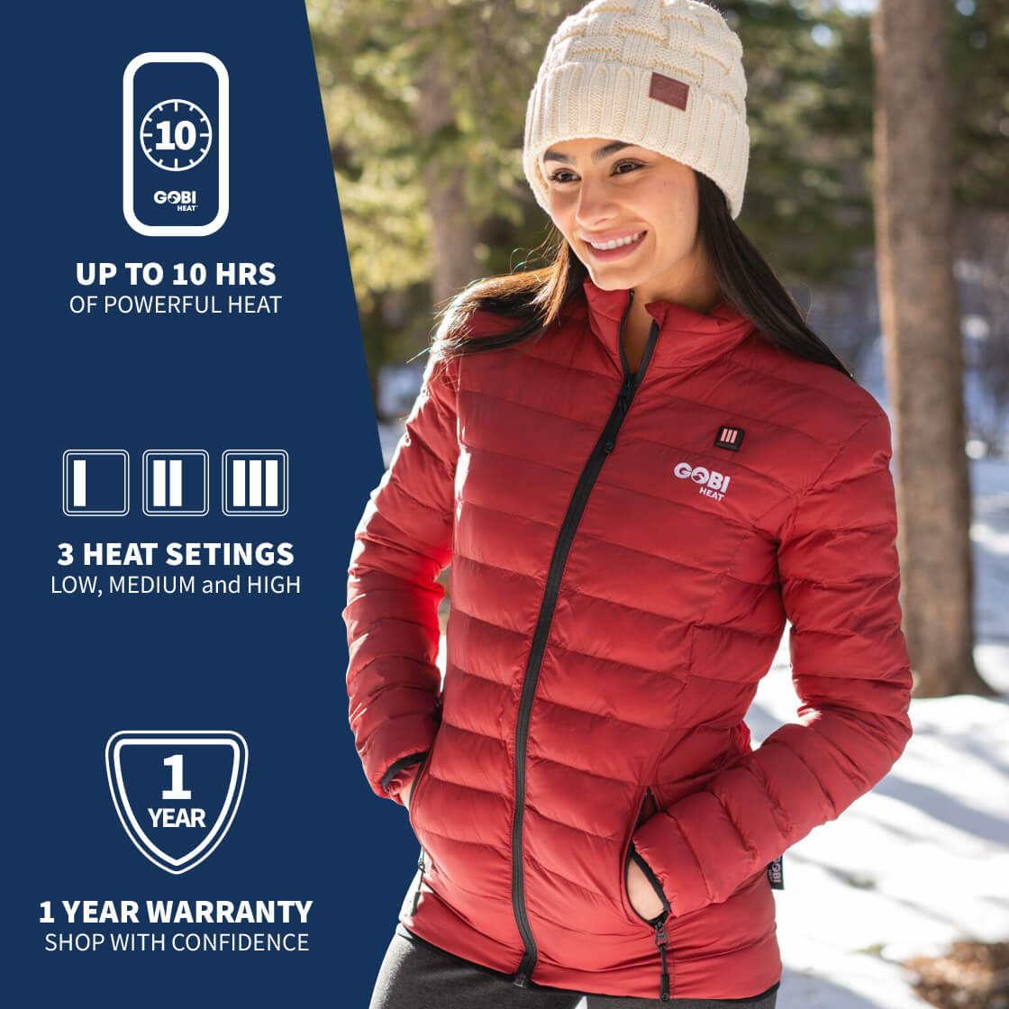 Wolf Womens Heated Jacket - Energize Trek