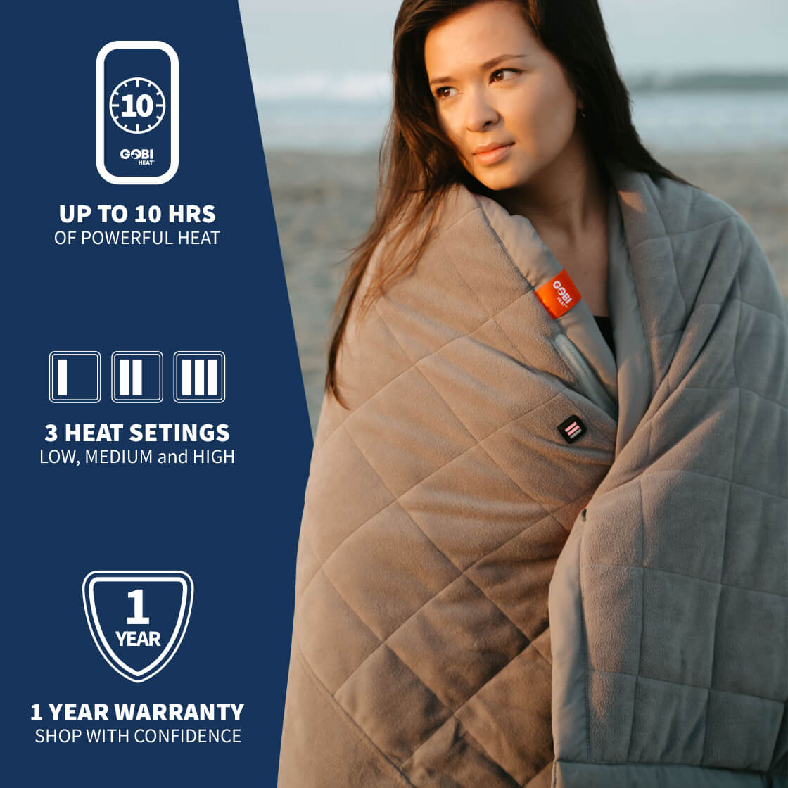 Zen Portable Heated Blanket - Energize Trek