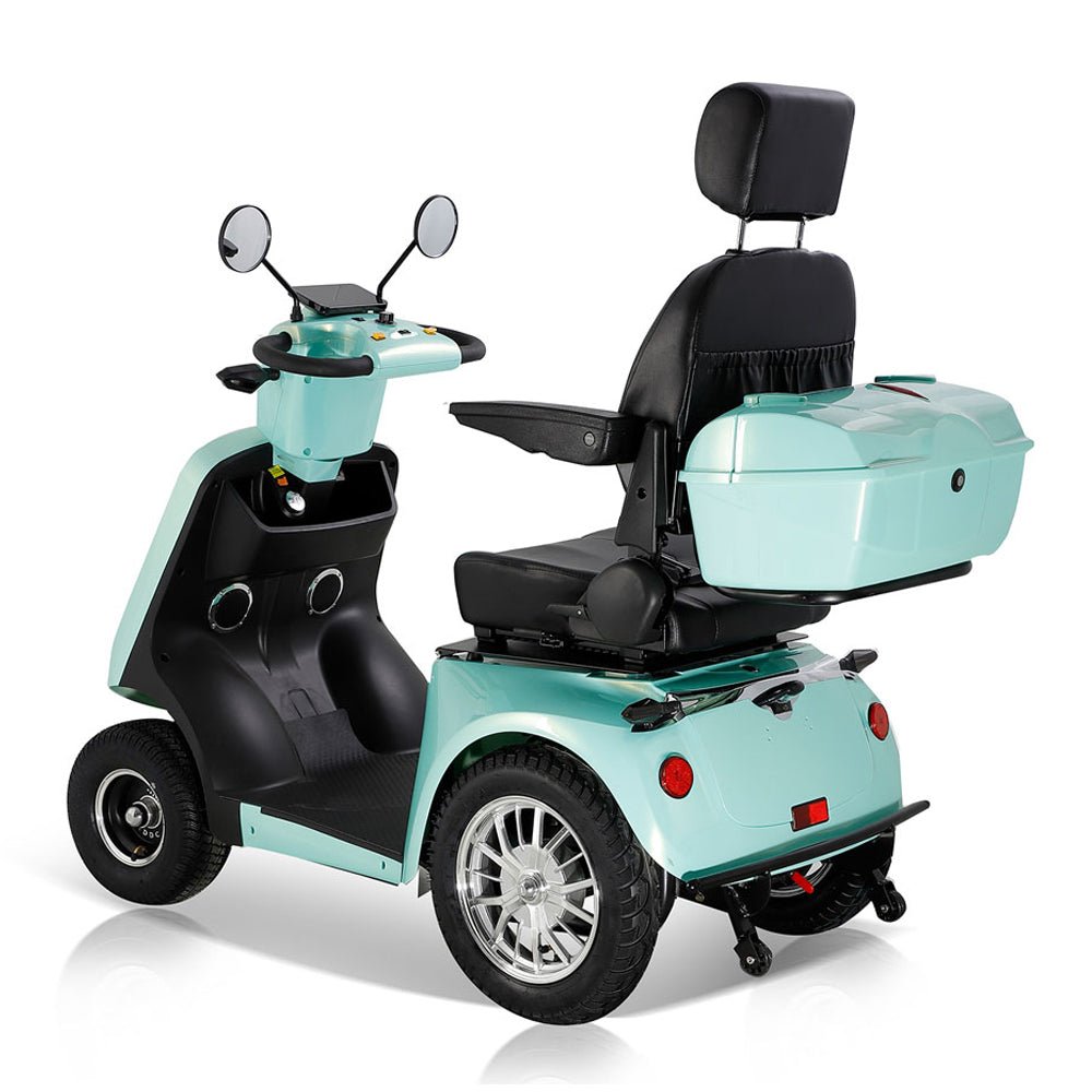 Zvg Heavy Duty 800W 60V/20AH 4-Wheel Elderly Handicap Adult Mobility Power Travel Scooter, 500LBS (SAK95736) - Energize Trek