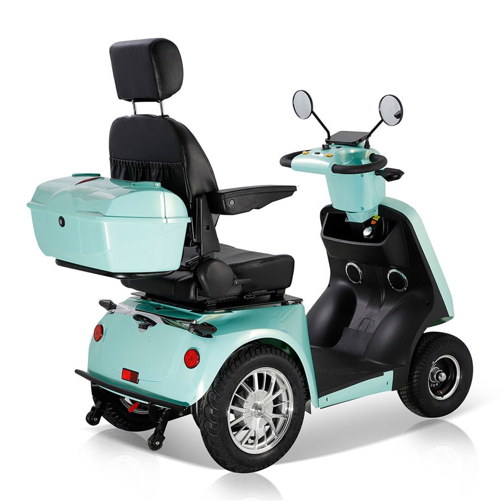 Zvg Heavy Duty 800W 60V/20AH 4-Wheel Elderly Handicap Adult Mobility Power Travel Scooter, 500LBS (SAK95736) - Energize Trek