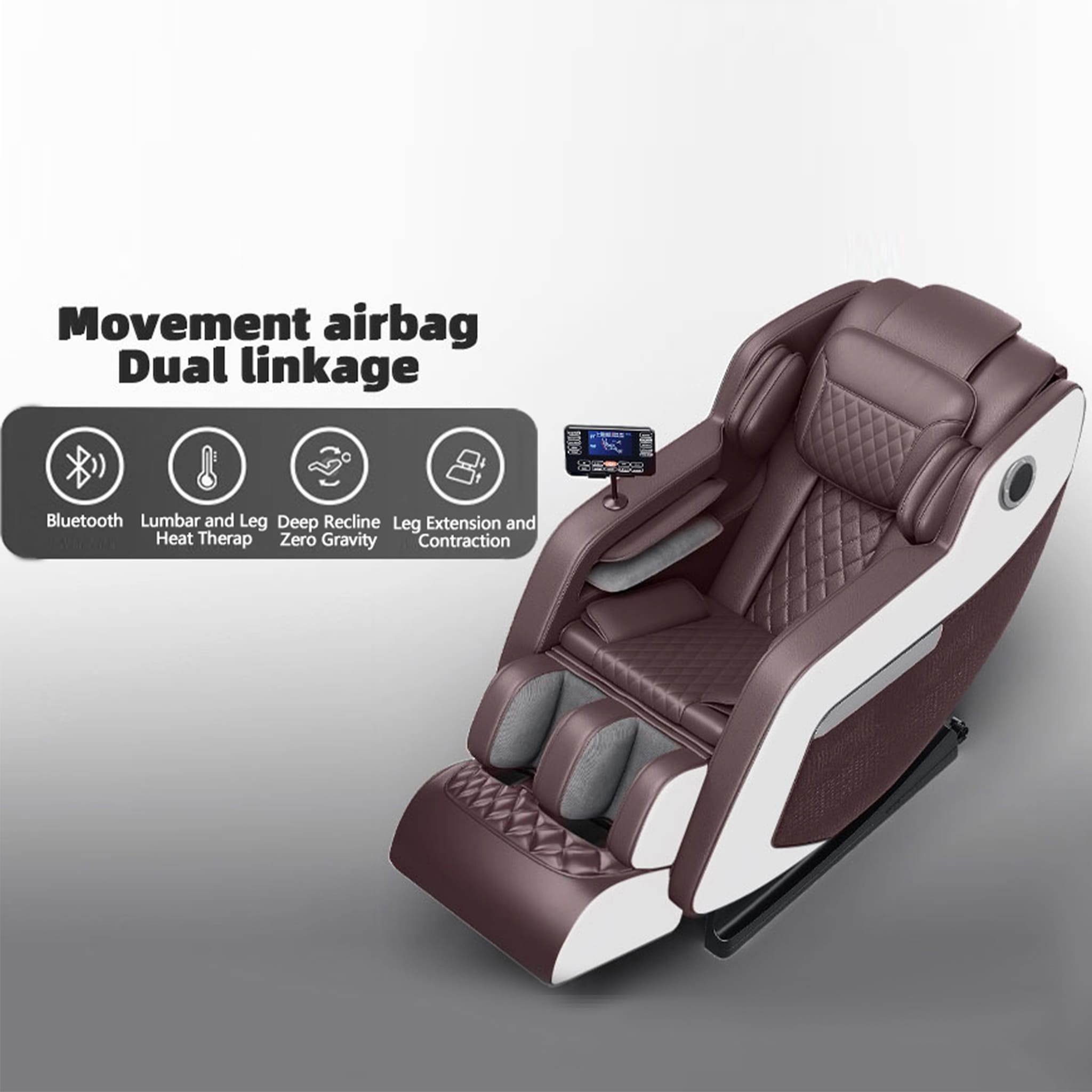 Zvz Premium Zero Gravity Full Body Massage Chair With Smart Display (SAK63107) - Energize Trek