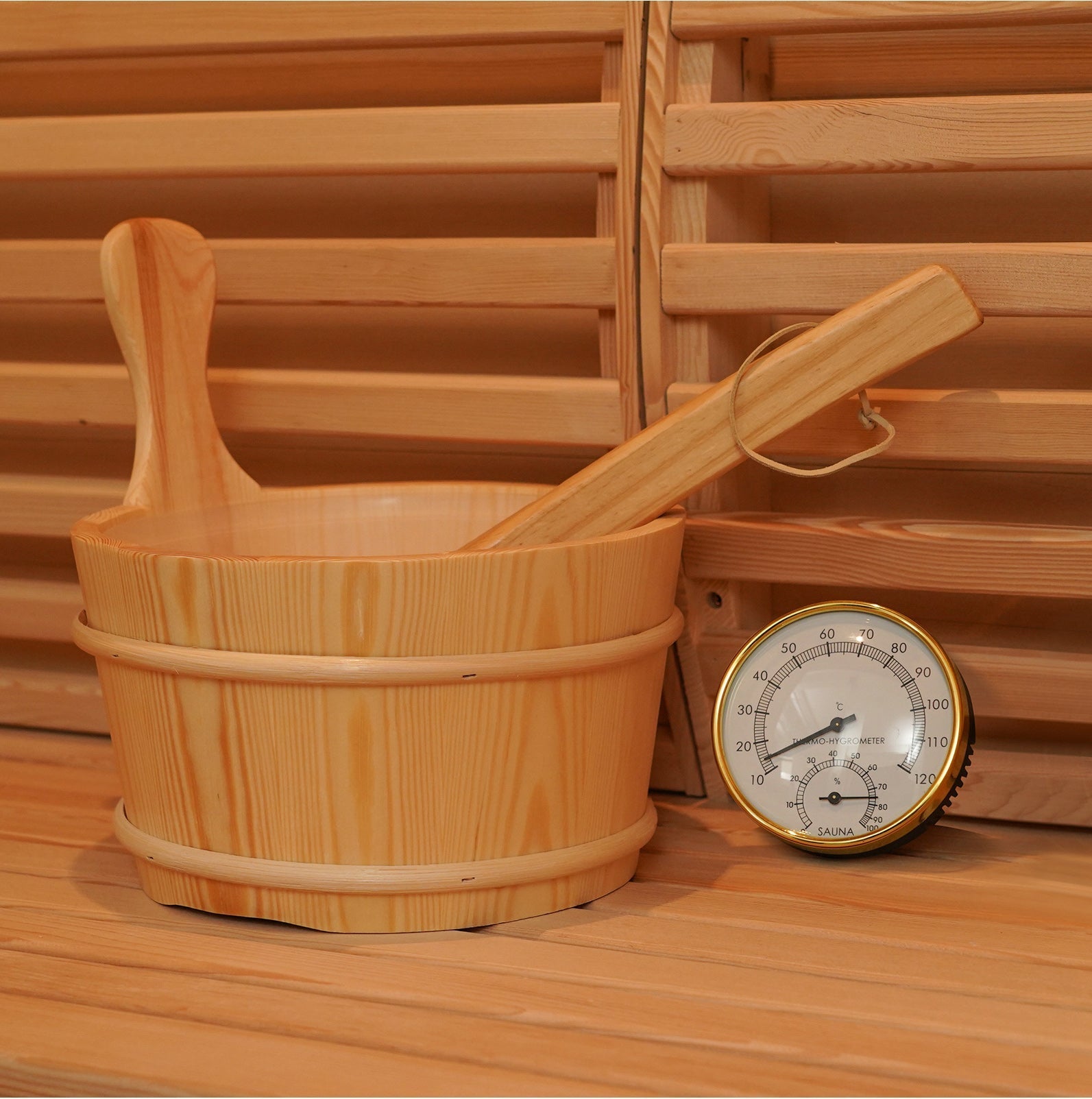 SAUNA EVOLUTION®  Outdoor Wood Steam Sauna（5-6 Person）Cabin 04 - Energize Trek