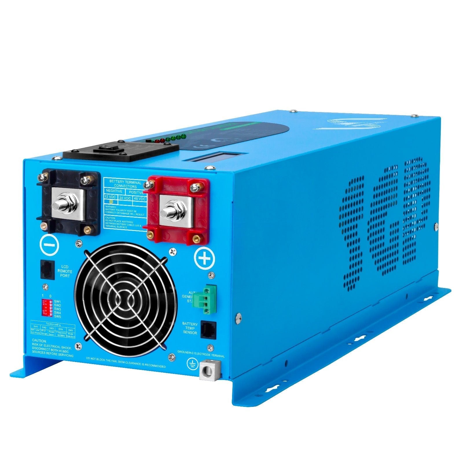 2000W DC 12V Pure Sine Wave Inverter With Charger - Energize Trek