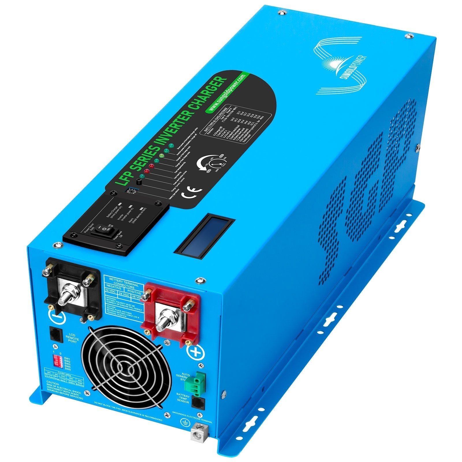 2000W/ 3000W/ 4000W DC 12V Pure Sine Wave Inverter With Charger - Energize Trek