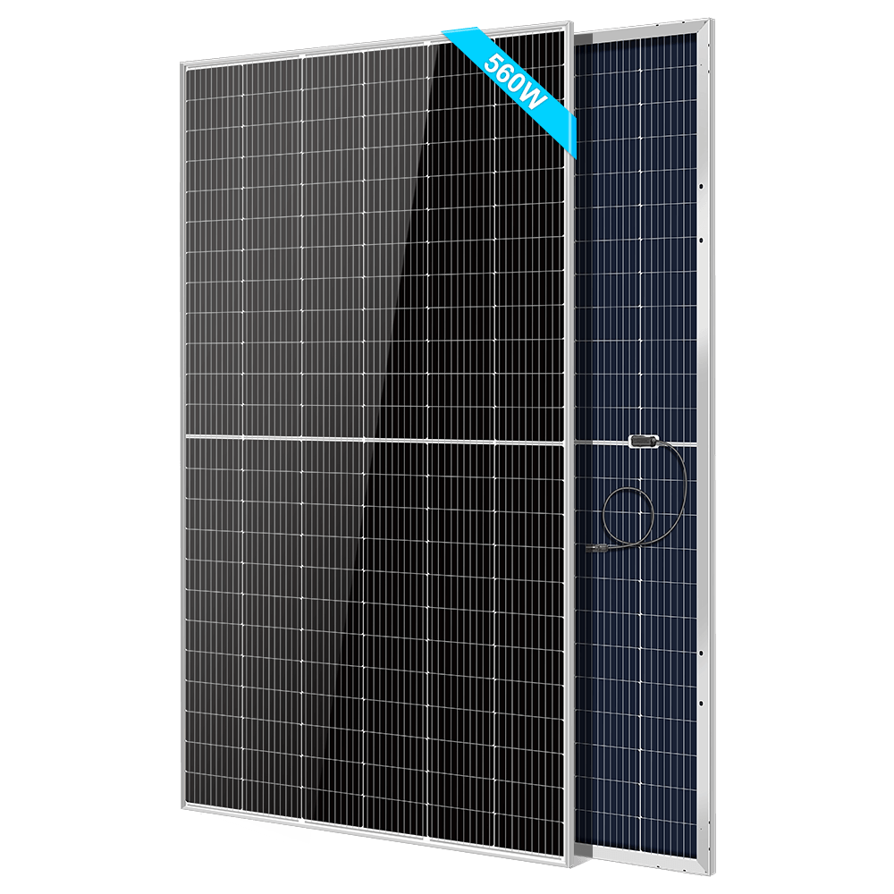 560W Bifacial PERC Solar Panel  | SGP-560-SBD UL61730 - Energize Trek