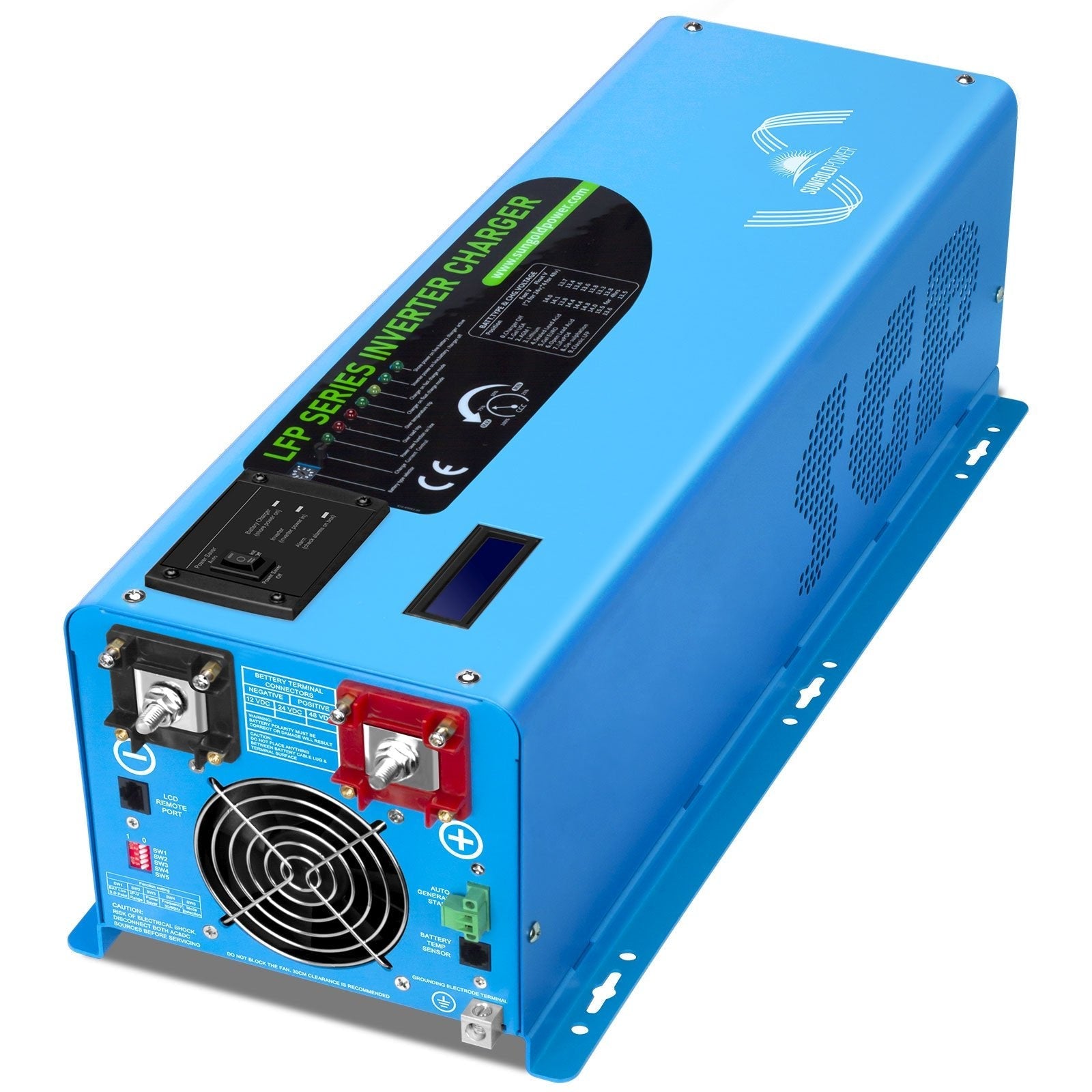 4000W DC 24V Split Phase Pure Sine Wave Inverter With Charger - Energize Trek