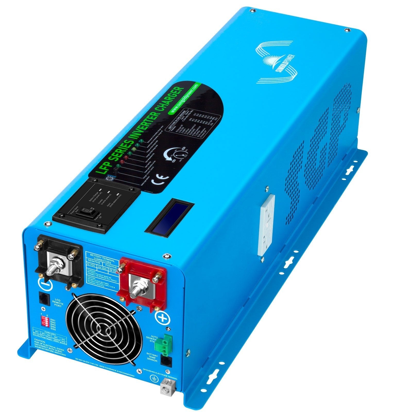 4000W DC 12V Pure Sine Wave Inverter With Charger - Energize Trek