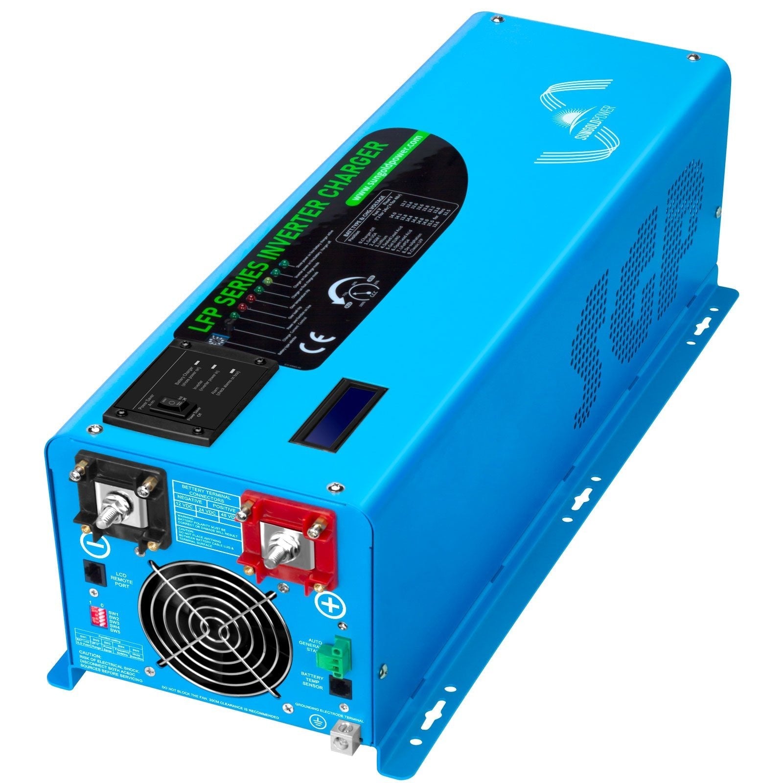 4000W DC 24V Pure Sine Wave Inverter With Charger - Energize Trek