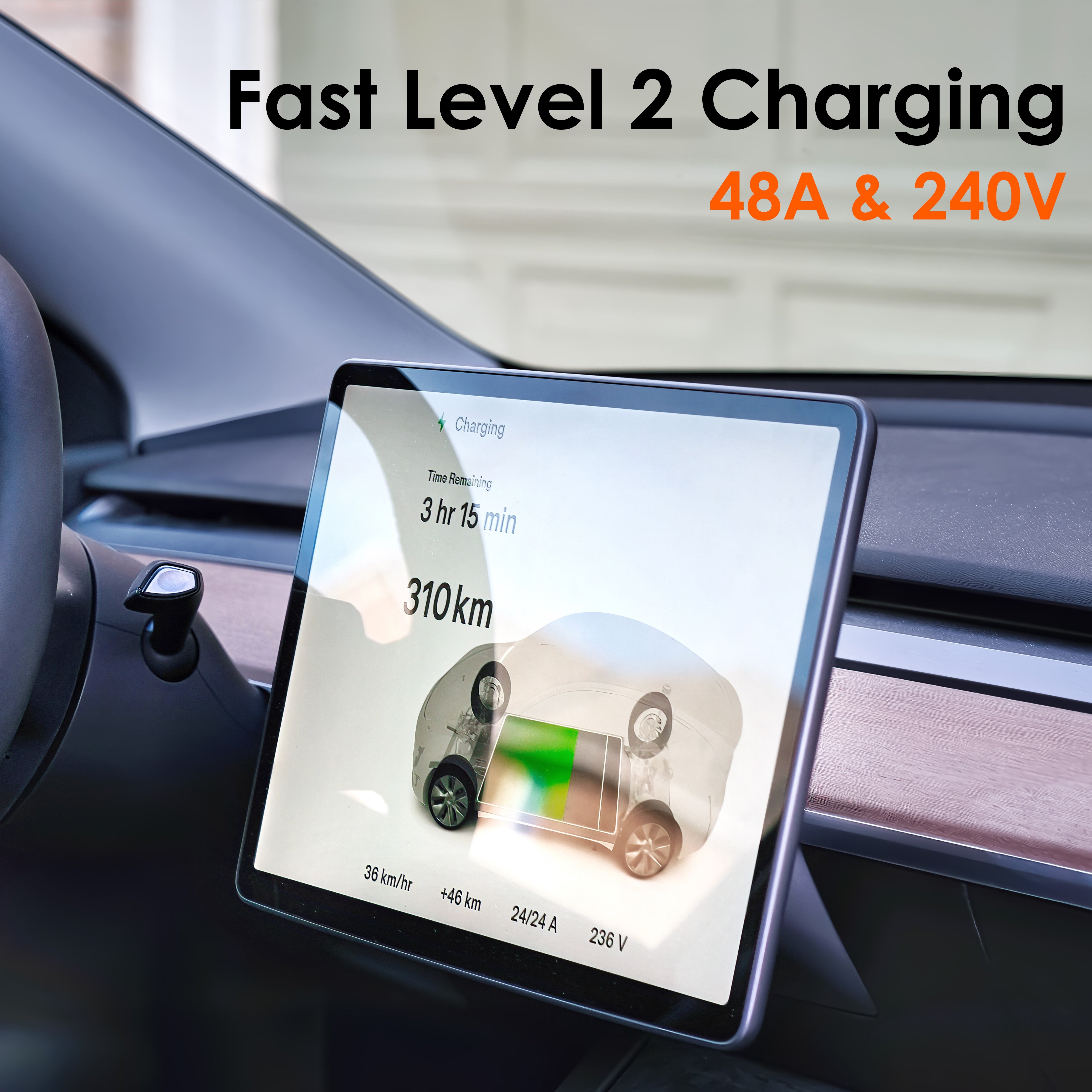 Rexing 48A Tesla Extension Cord - Energize Trek