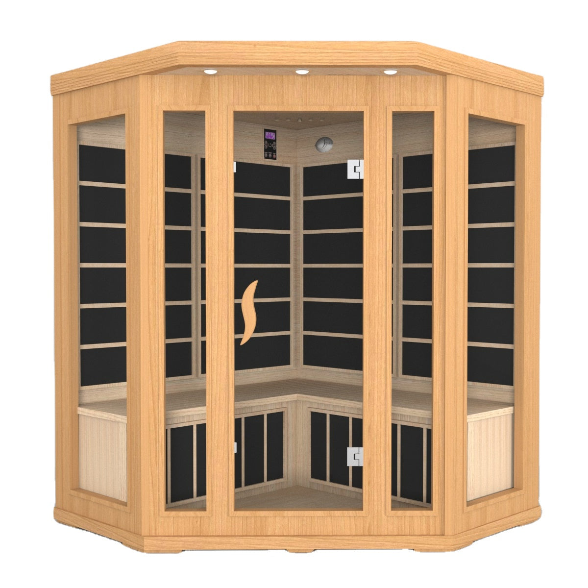 SAUNA EVOLUTION®  Low EMF Indoor Wood Sauna With Carbon Panel Far Infrared 16 - Energize Trek