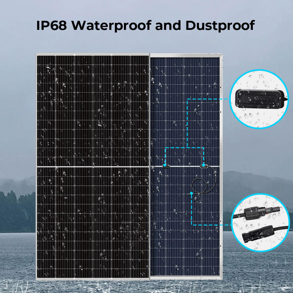 560W Bifacial PERC Solar Panel  | SGP-560-SBD (31 PANELS) UL61730 - Energize Trek