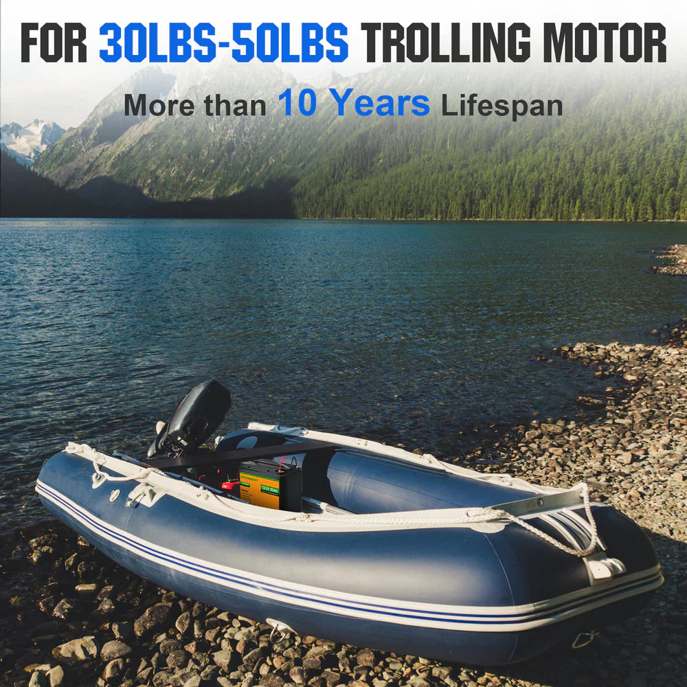 ECO-WORTHY 12V 50Ah Lithium Iron Phosphate Battery - Energize Trek