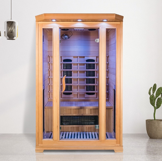 SAUNA EVOLUTION®  Indoor Wooden Dry Cabin Customized Sauna Room Far Infrared 04 - Energize Trek