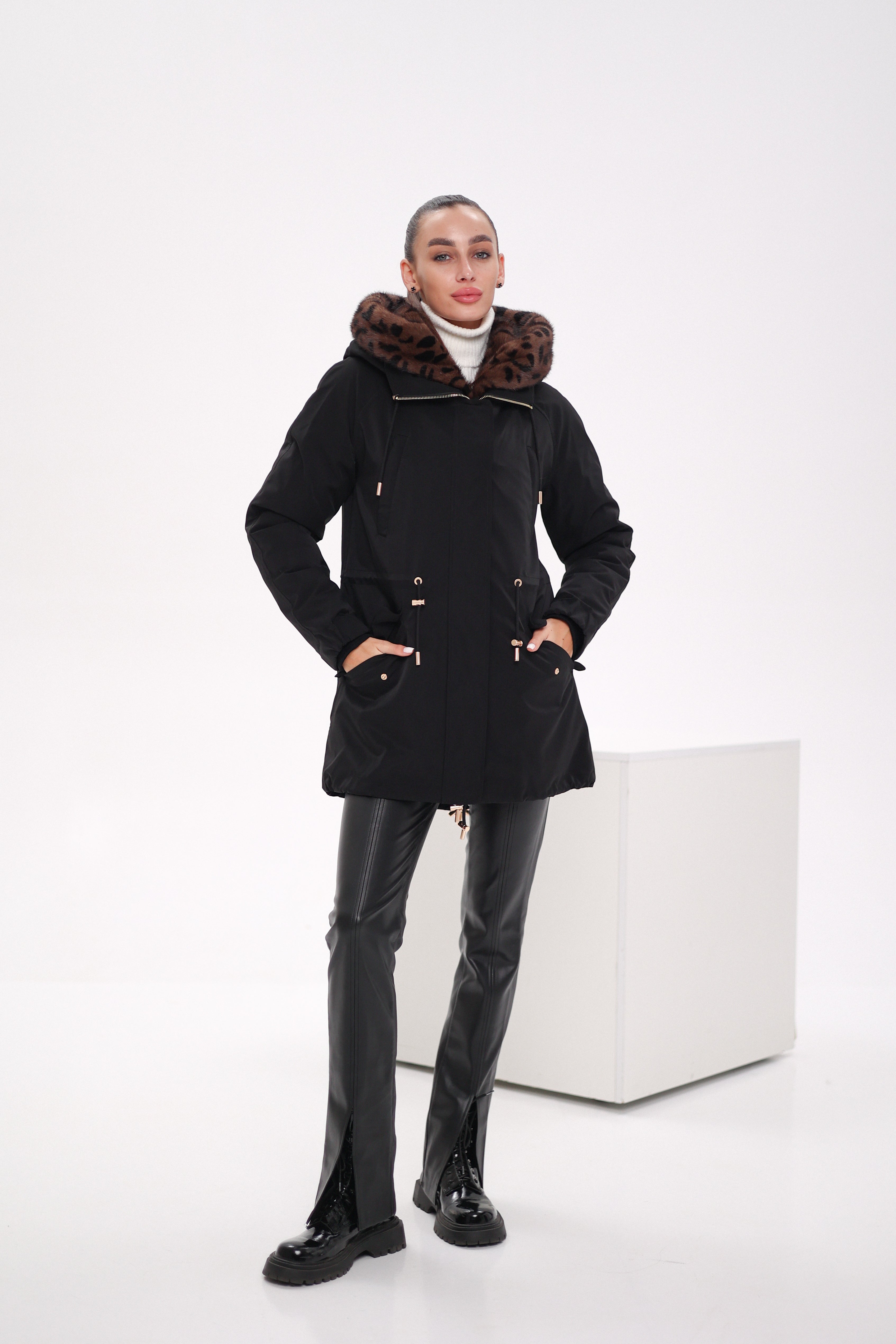 Genuine Scandinavian Mink Fur Parka with Rabbit Fur Insulation - Energize Trek