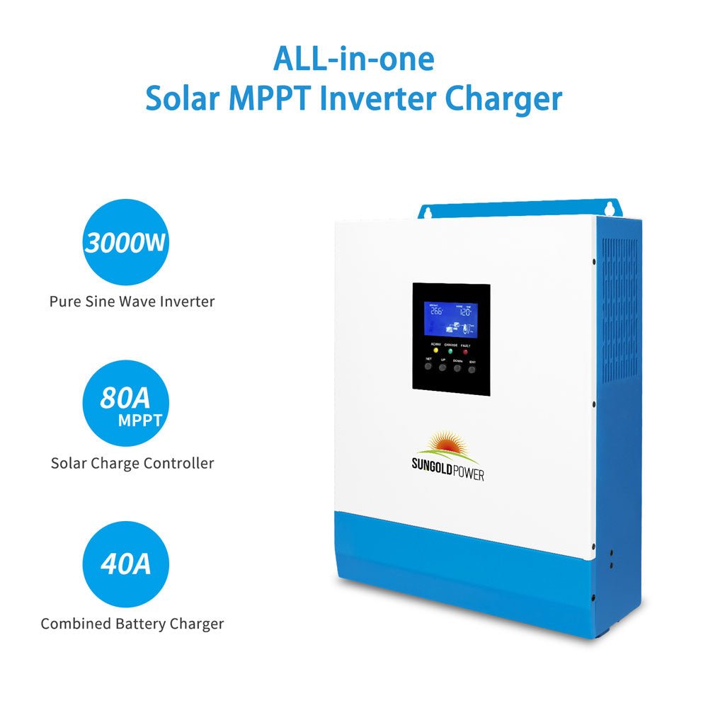 3000W 24V Solar Inverter Charger - Energize Trek