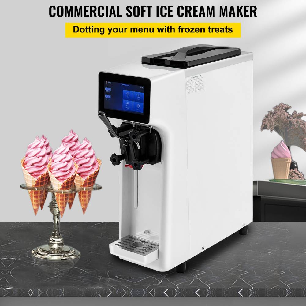1000W Commercial Home Soft Serve Frozen Yogurt Ice Cream Maker Machine, 4.0L (SAK83425) - Energize Trek