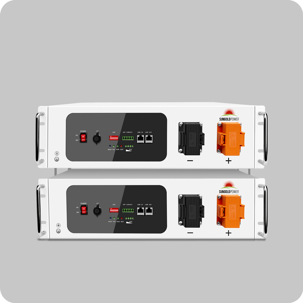 2X SGH48100T Server Rack 48V 100AH Lithium Battery Self-Heating - Energize Trek