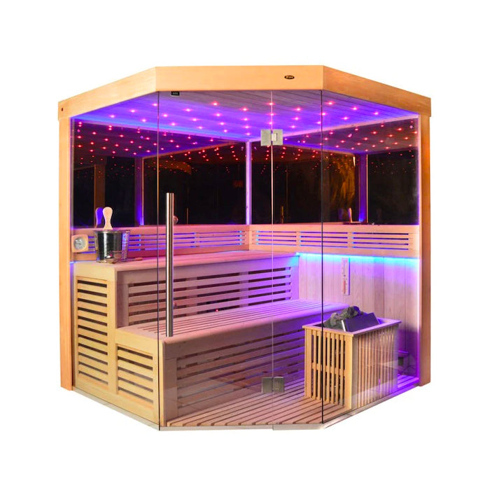 SAUNA EVOLUTION®  Indoor New Exclusive Mirror Steam Sauna Glass 13 - Energize Trek