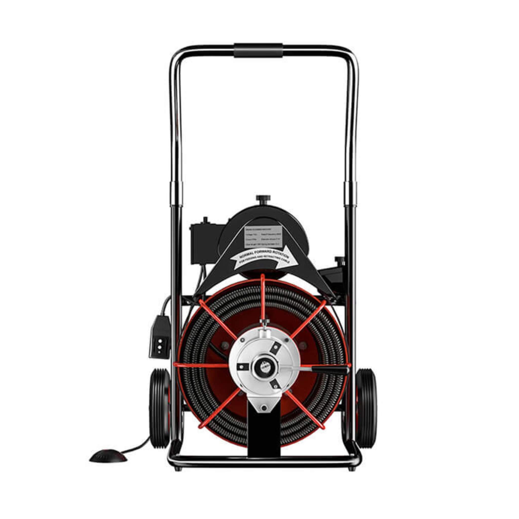 [100FT X 3/8"] Electric Sewer Drain Cleaner Snake Clog Machine W/ Cutter (SAK53785) - Energize Trek