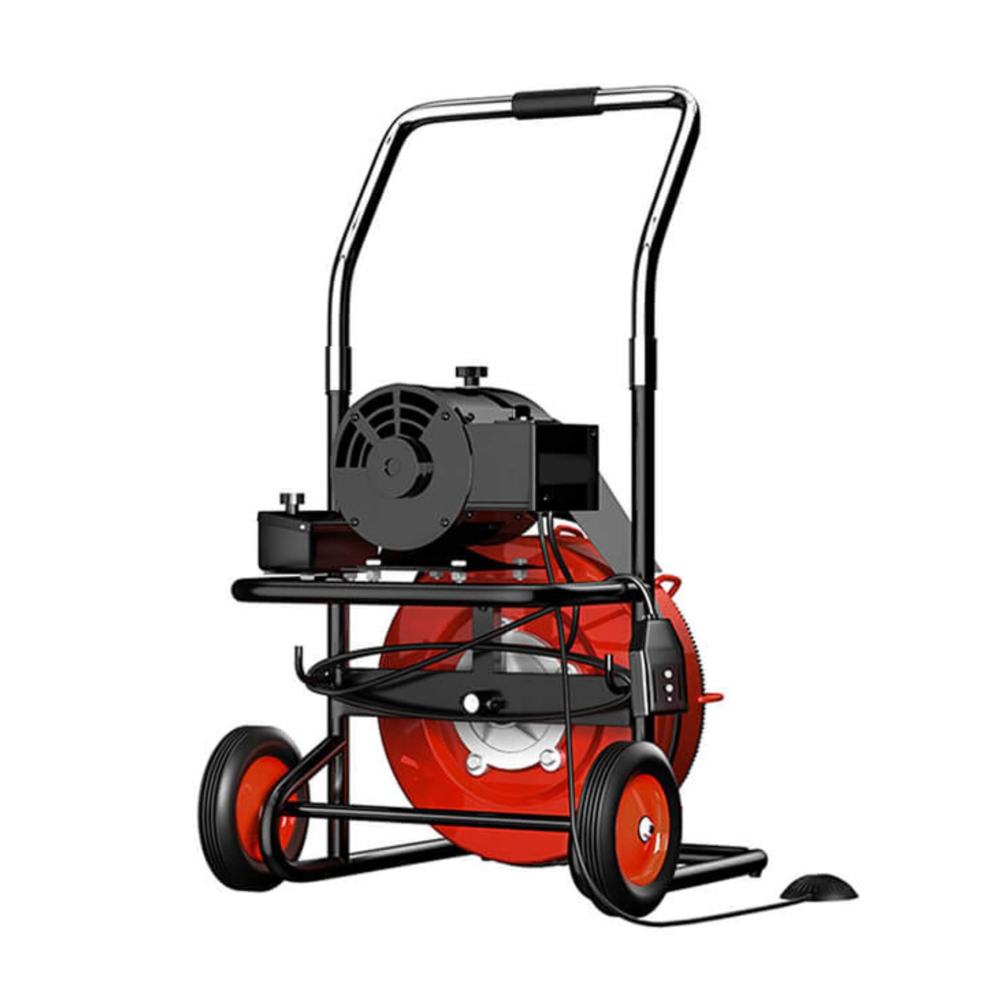 [100FT X 3/8"] Electric Sewer Drain Cleaner Snake Clog Machine W/ Cutter (SAK53785) - Energize Trek