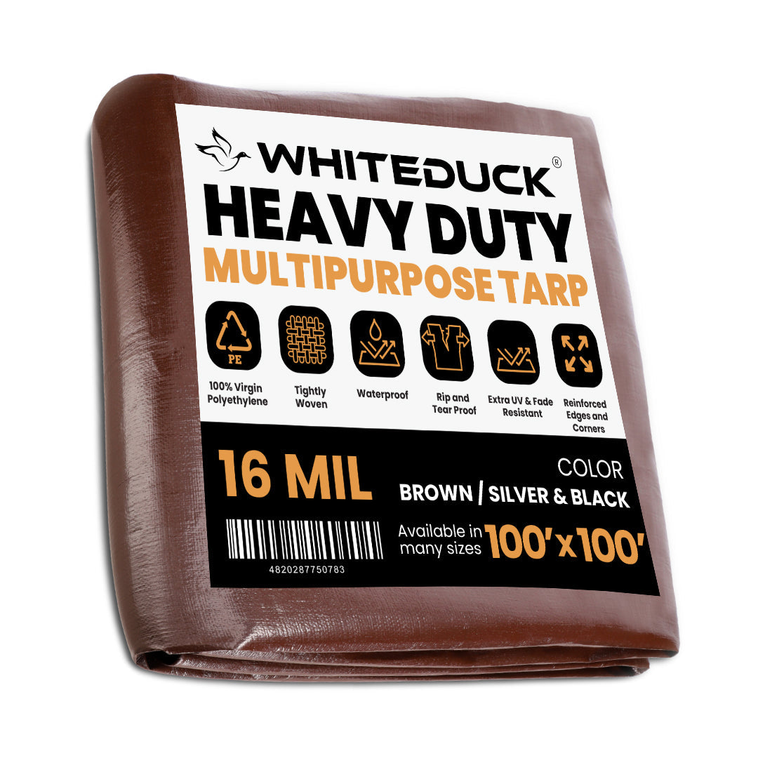 100' x 100' Super Heavy Duty Poly Tarp - Energize Trek