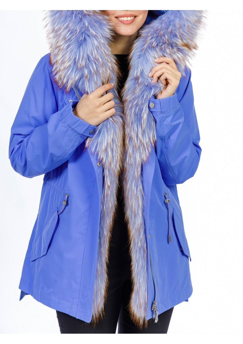 Genuine Fox Fur Rabbit Insulated Parka - Energize Trek