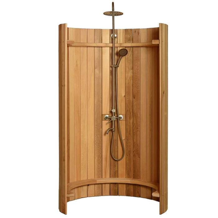 SAUNA EVOLUTION® Curved Rinse Outdoor Shower - Energize Trek