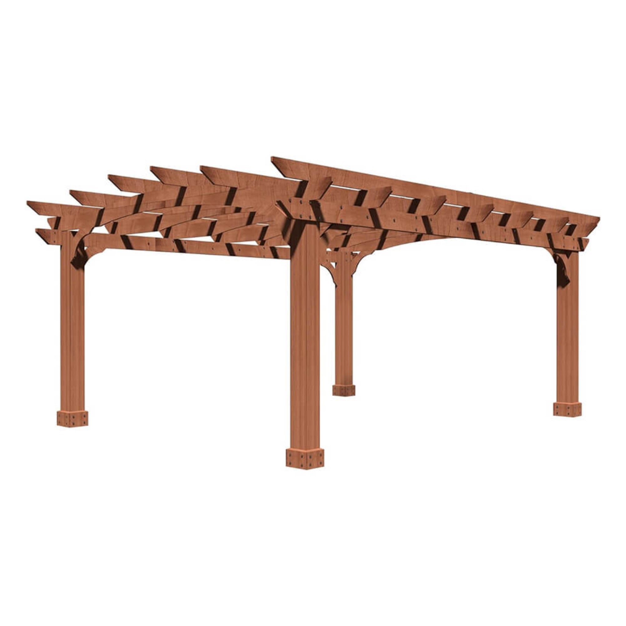 [10x12FT] Premium Outdoor All-Season Backyard Patio Cedar Wood Gazebo Pergola With Arched Roof (SAK42915) - Energize Trek