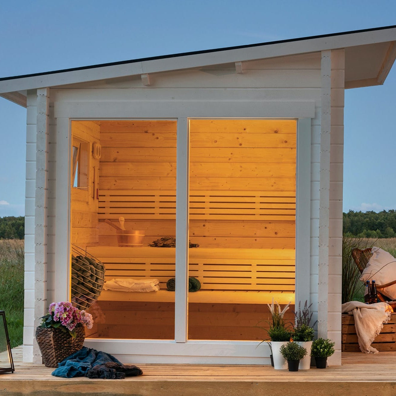 SAUNA EVOLUTION® Cabin Sauna Eco Oasis 3 - Energize Trek