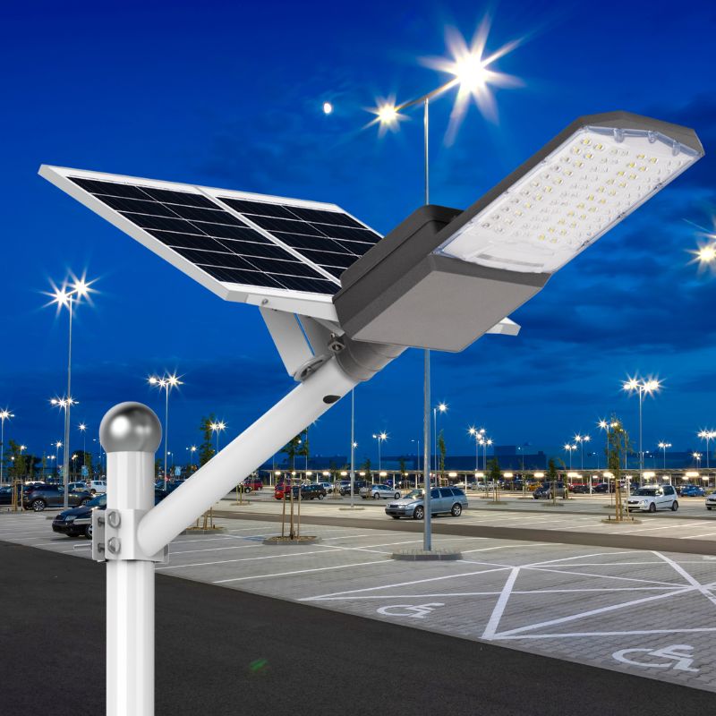 1200W 1500W Solar Parking lot Light -40000lumens - Energize Trek