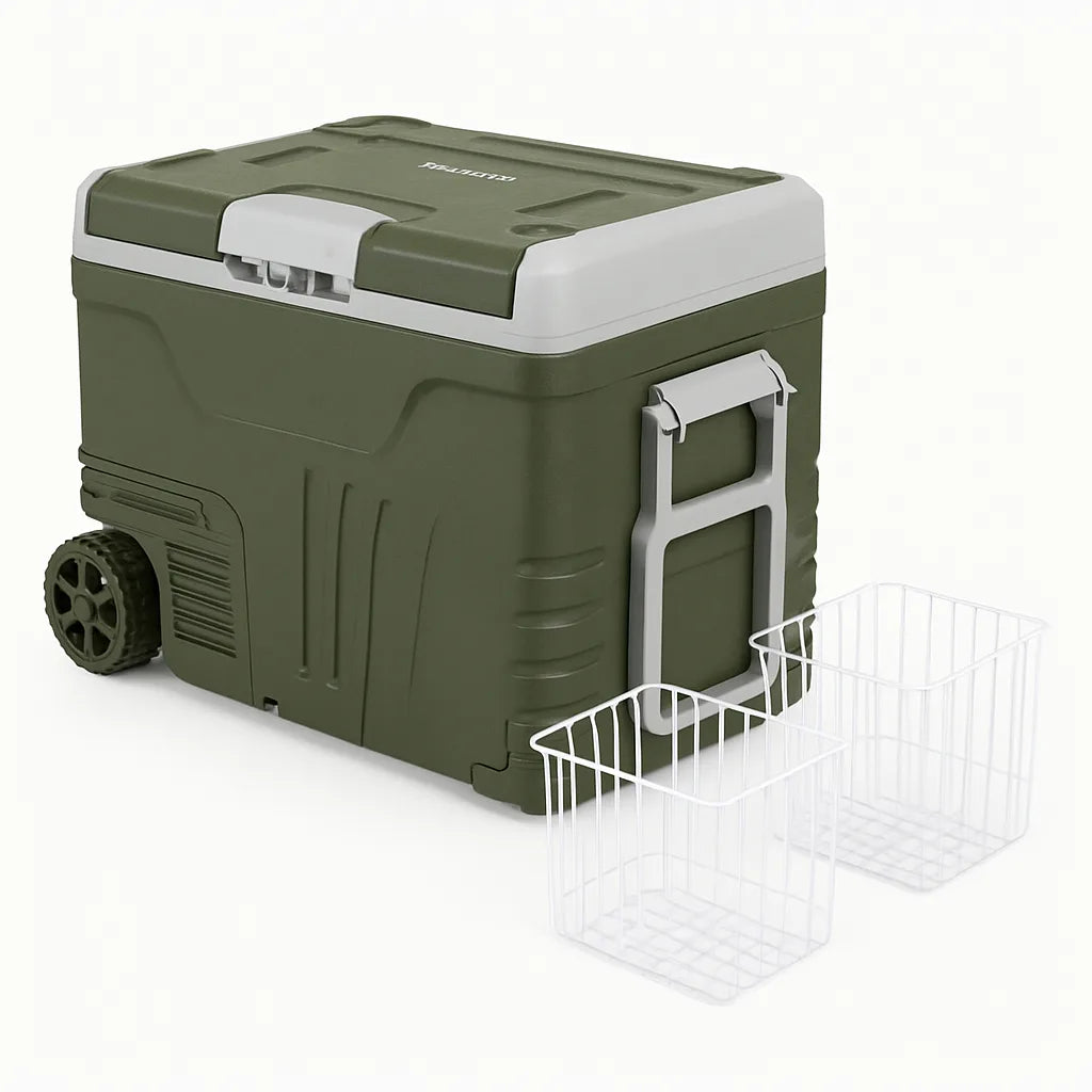 12 Volt Car Refrigerator Portable Car Fridge with Adjustable Range - Energize Trek