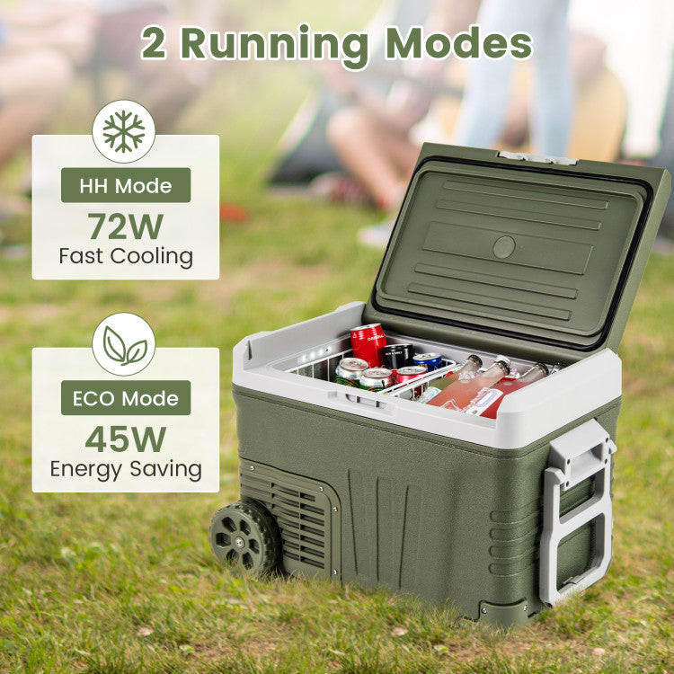 12 Volt Car Refrigerator Portable Car Fridge with Adjustable Range - Energize Trek