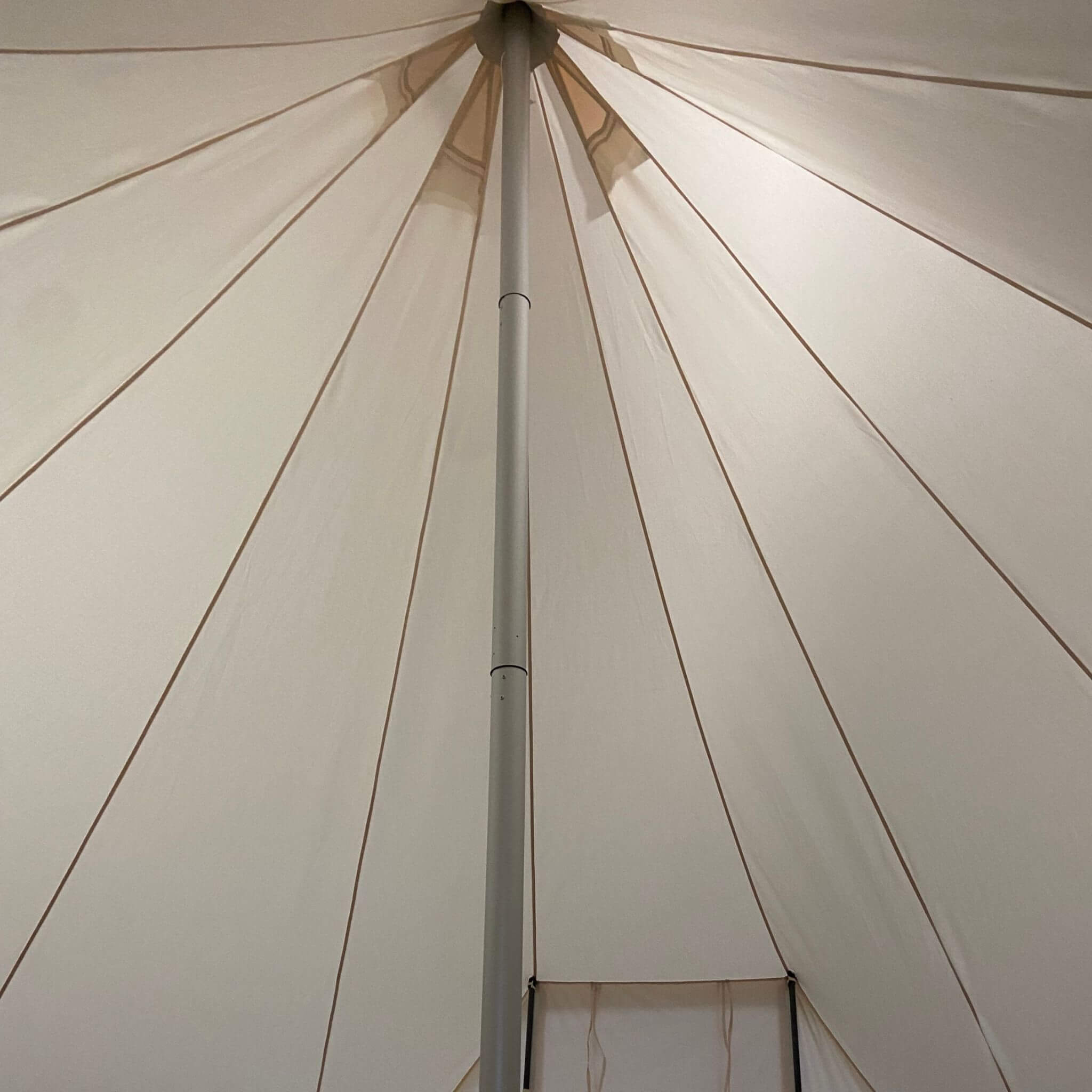 [13X19FT] Extra Large Heavy Duty Outdoor Four Seasons Glamping Canvas Bell Yurt Tent (SAK45688) - Energize Trek