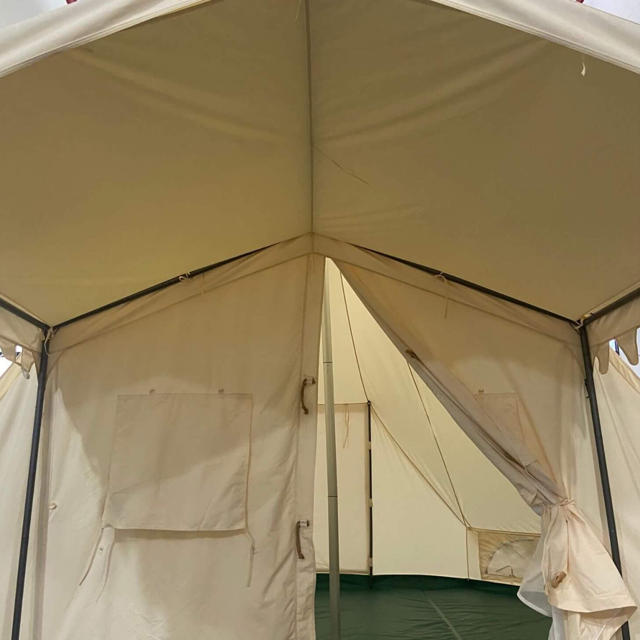 [13X19FT] Extra Large Heavy Duty Outdoor Four Seasons Glamping Canvas Bell Yurt Tent (SAK45688) - Energize Trek