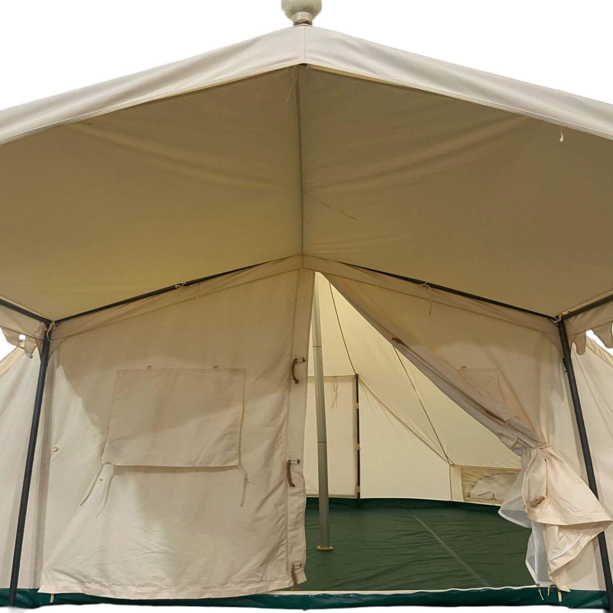 [13X19FT] Extra Large Heavy Duty Outdoor Four Seasons Glamping Canvas Bell Yurt Tent (SAK45688) - Energize Trek