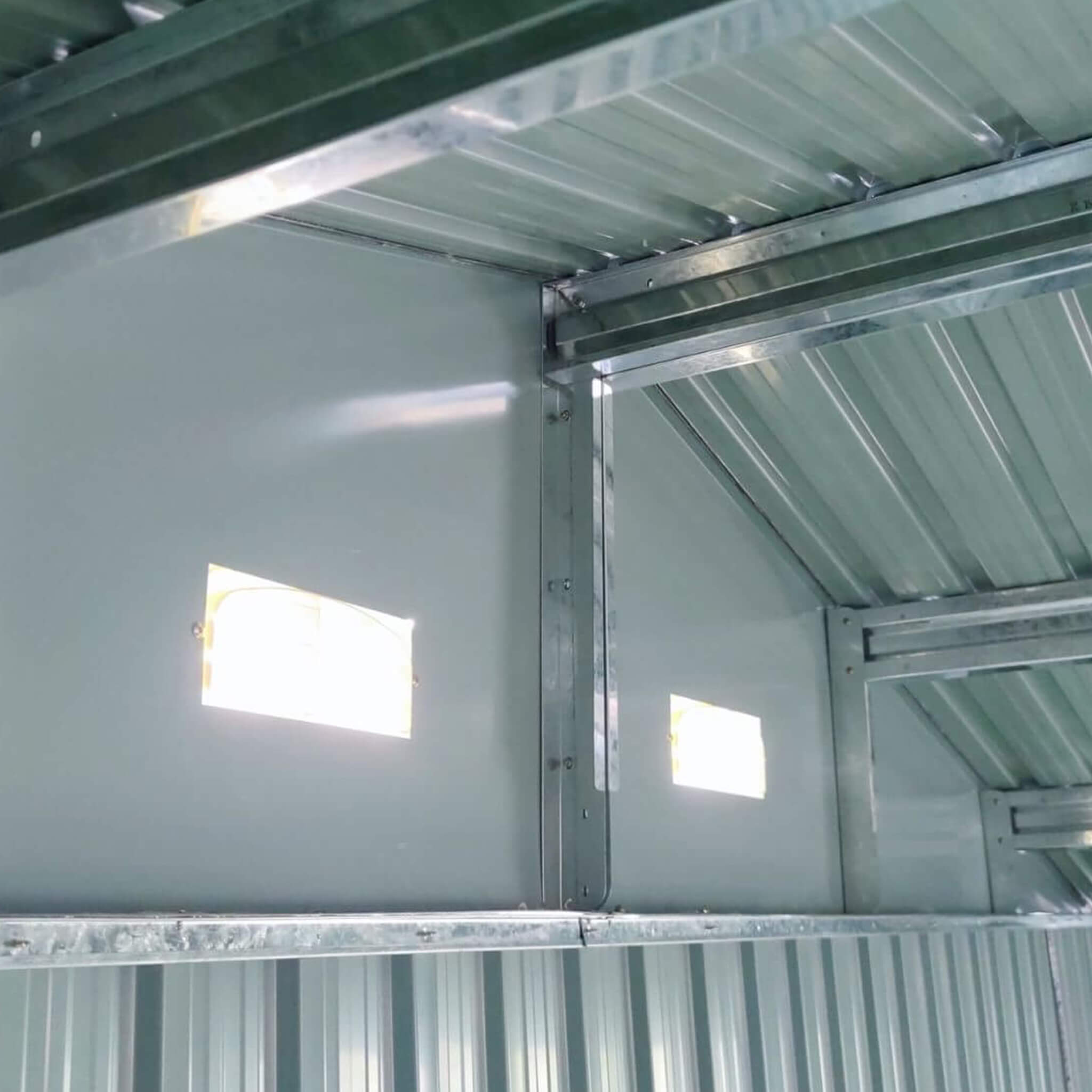 [13x20FT] Large Heavy Duty Outdoor Metal Storage Shed With Double Doors (SAK65331) - Energize Trek