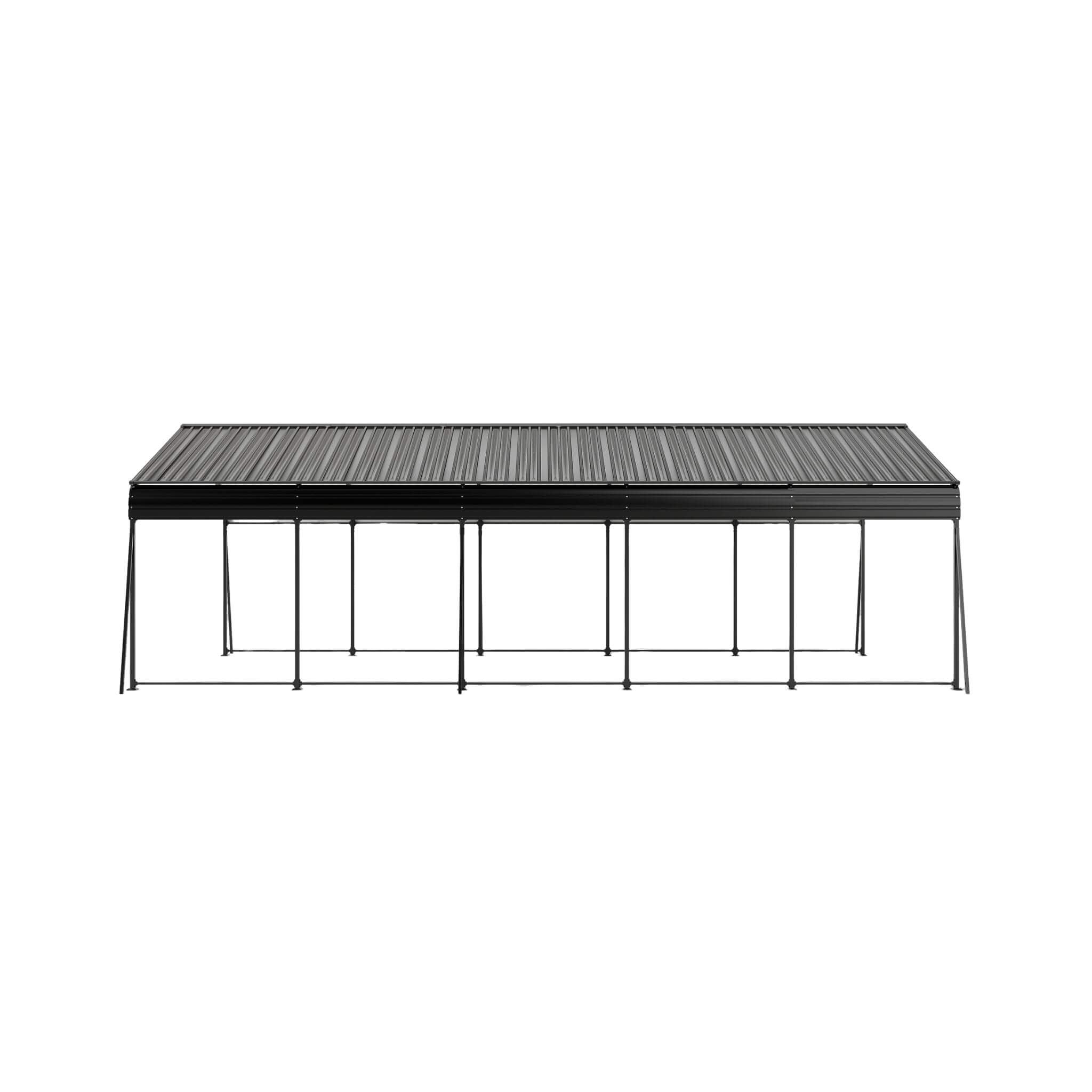 [13X26FT] Heavy-Duty Weather-Resistant Outdoor Carport With Protective Film (SAK82451) - Energize Trek