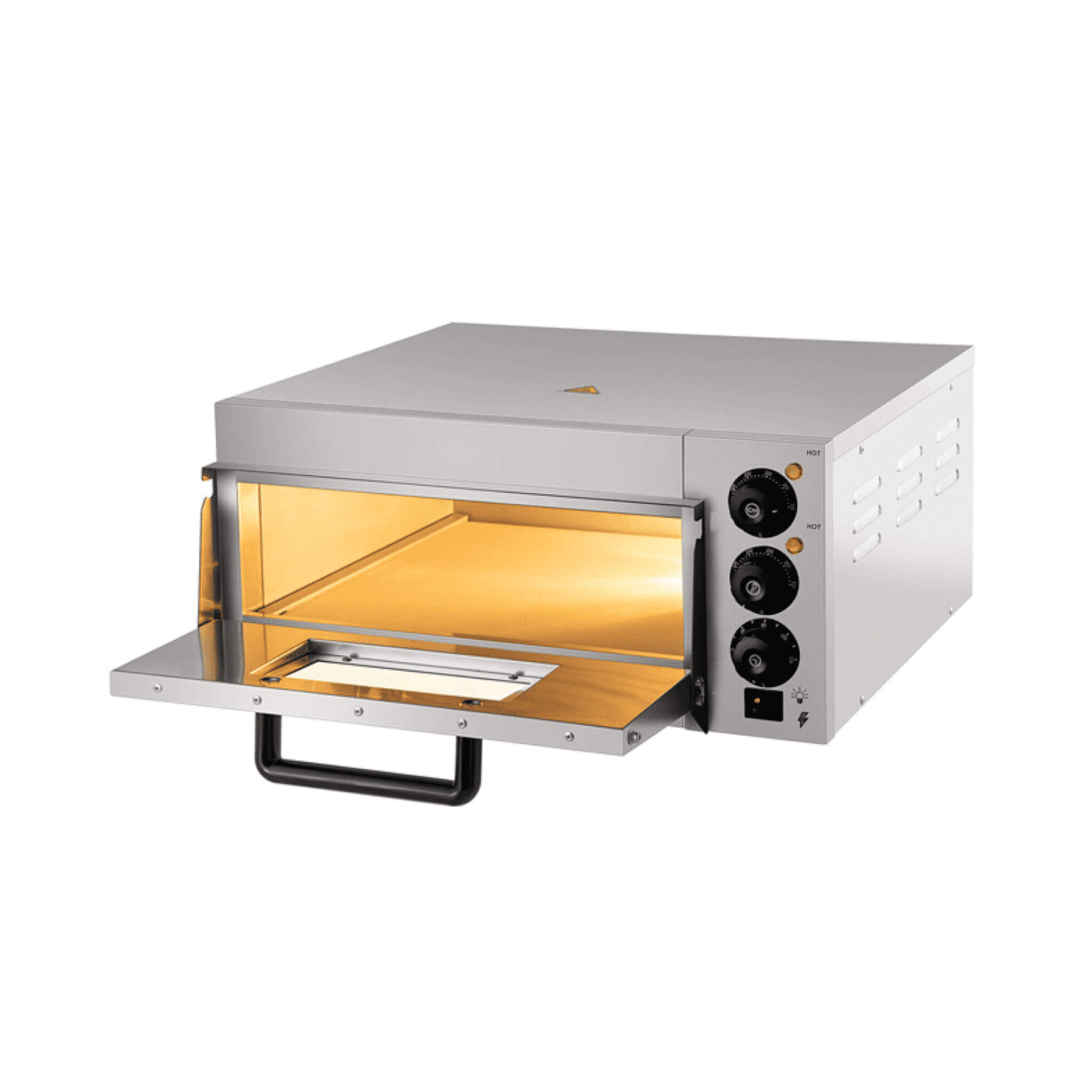 14" Electric Single Deck Countertop Commercial Pizza Oven (SAK92582) - Energize Trek