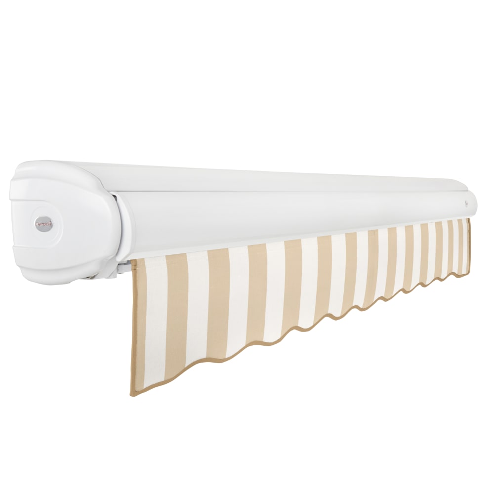 [14x10FT] Awntech Key West Premium Manual Outdoor Retractable Awning [FCM14-SBY] (SAK39625) - Energize Trek