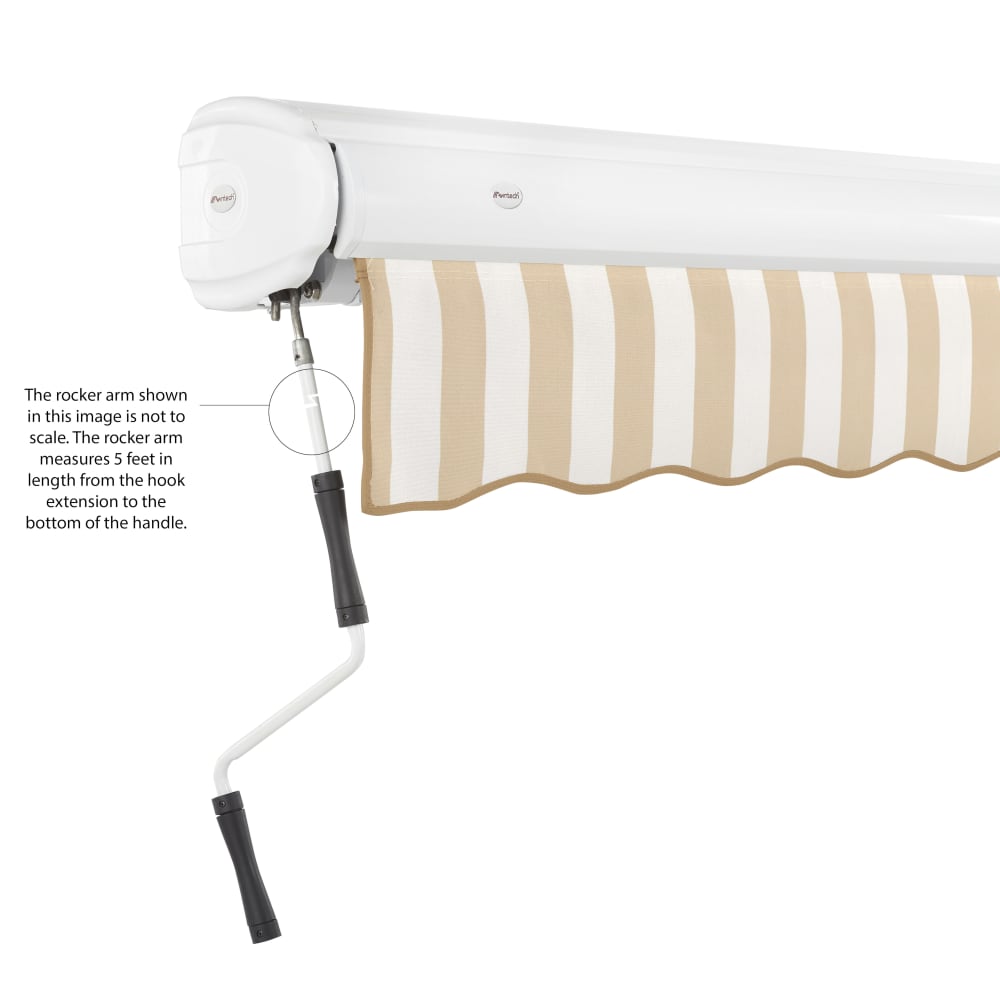 [14x10FT] Awntech Key West Premium Manual Outdoor Retractable Awning [FCM14-SBY] (SAK39625) - Energize Trek