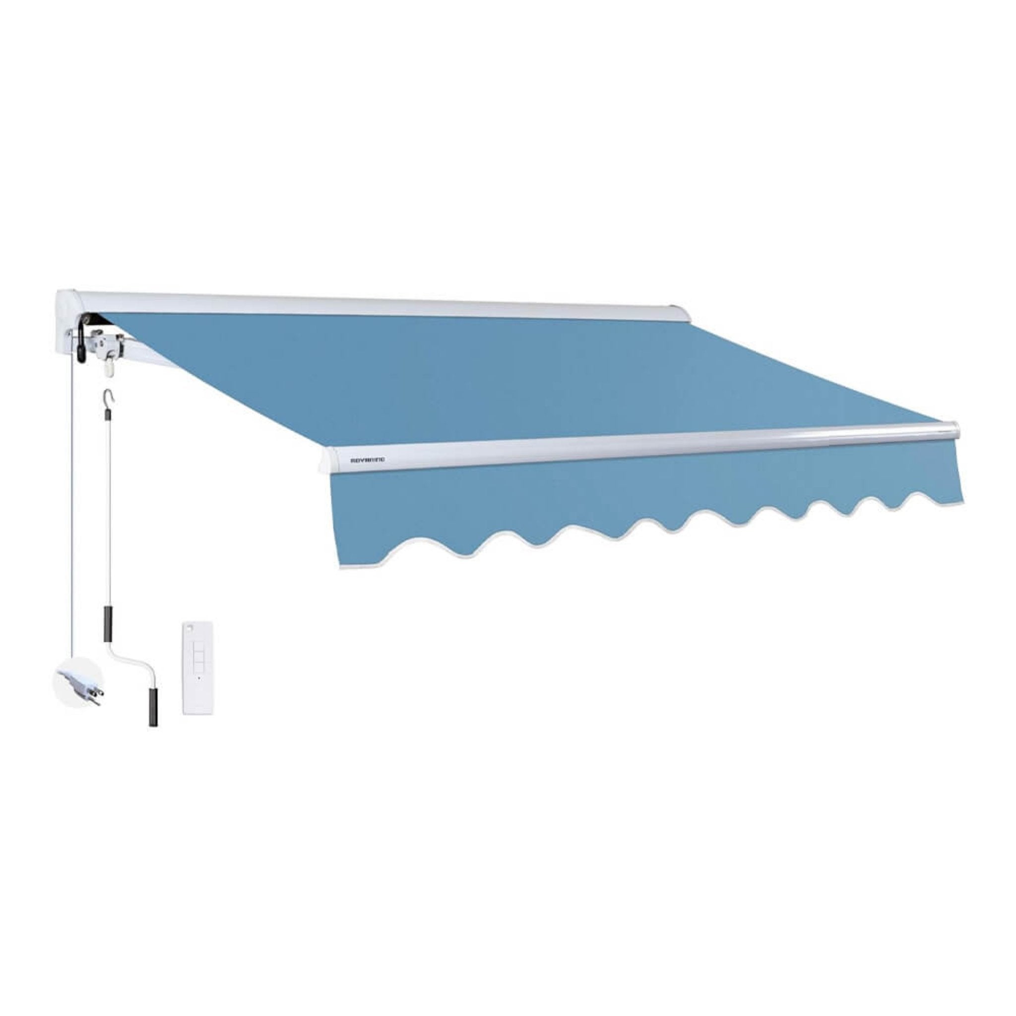 Advaning Luxury Series Fully Assembled Retractable Sun Shade Canopy Awning (SAK31549) - Energize Trek