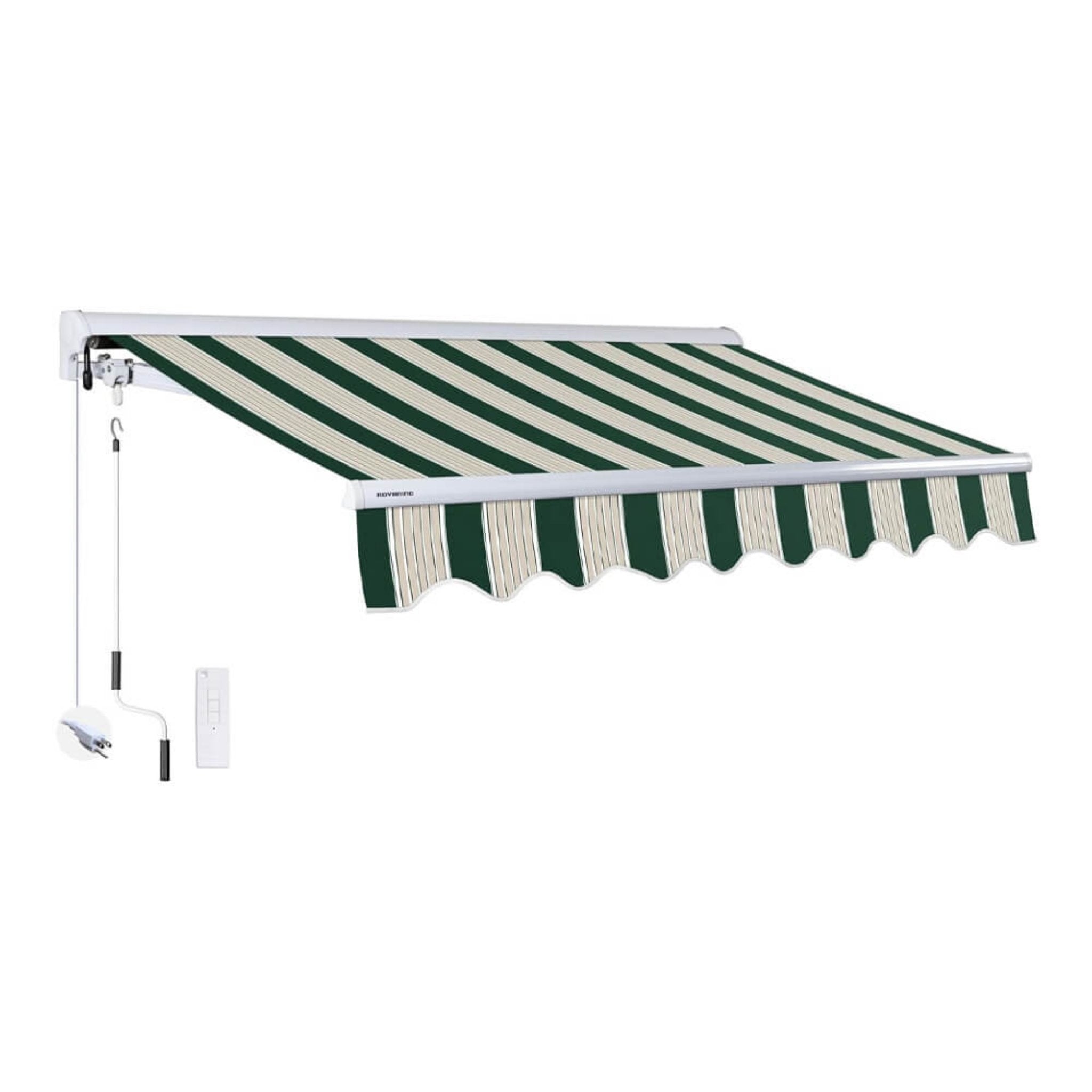 Advaning Luxury Series Fully Assembled Retractable Sun Shade Canopy Awning (SAK31549) - Energize Trek