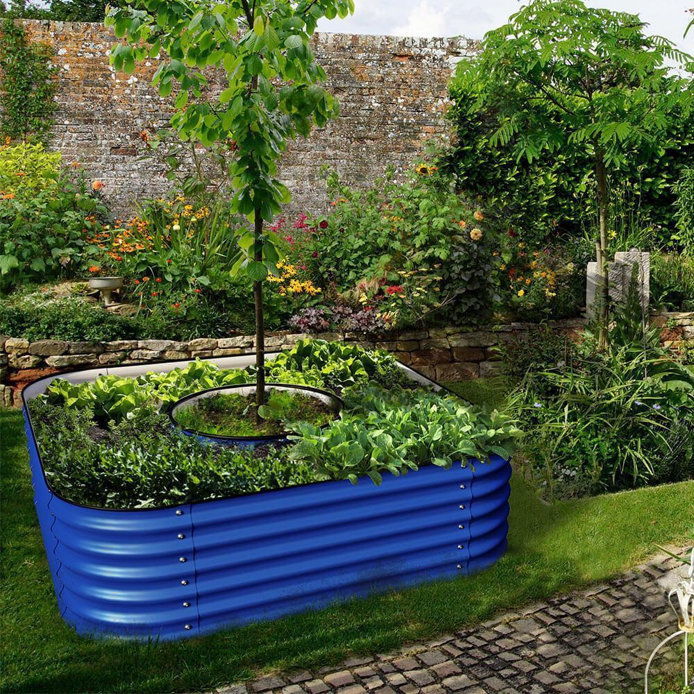 Olle 4-Style Modular Galvanized Raised Garden Beds [Build 1 of 4 Configurations] - Energize Trek