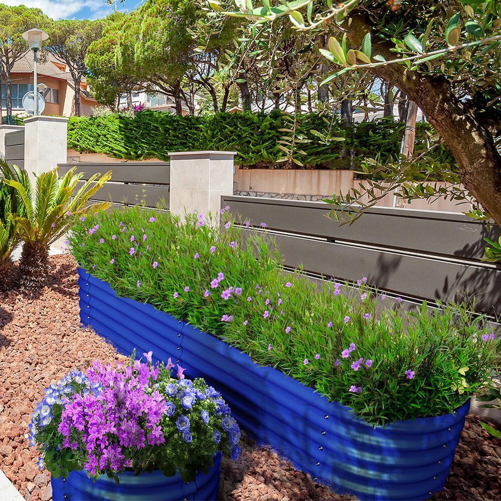 Olle 4-Style Modular Galvanized Raised Garden Beds [Build 1 of 4 Configurations] - Energize Trek