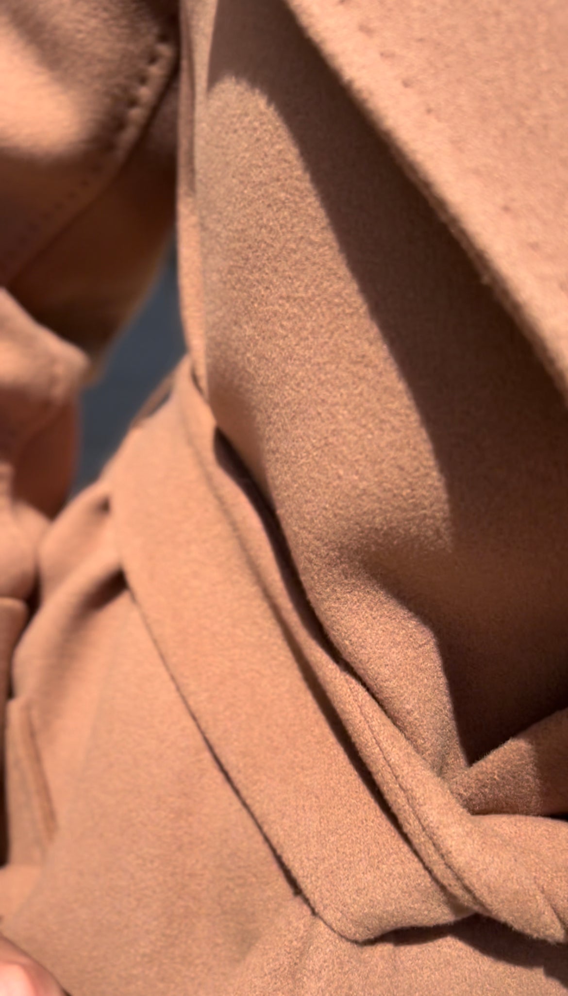 Genuine Polar Fox Tailored Cashmere Wool Coat - Energize Trek