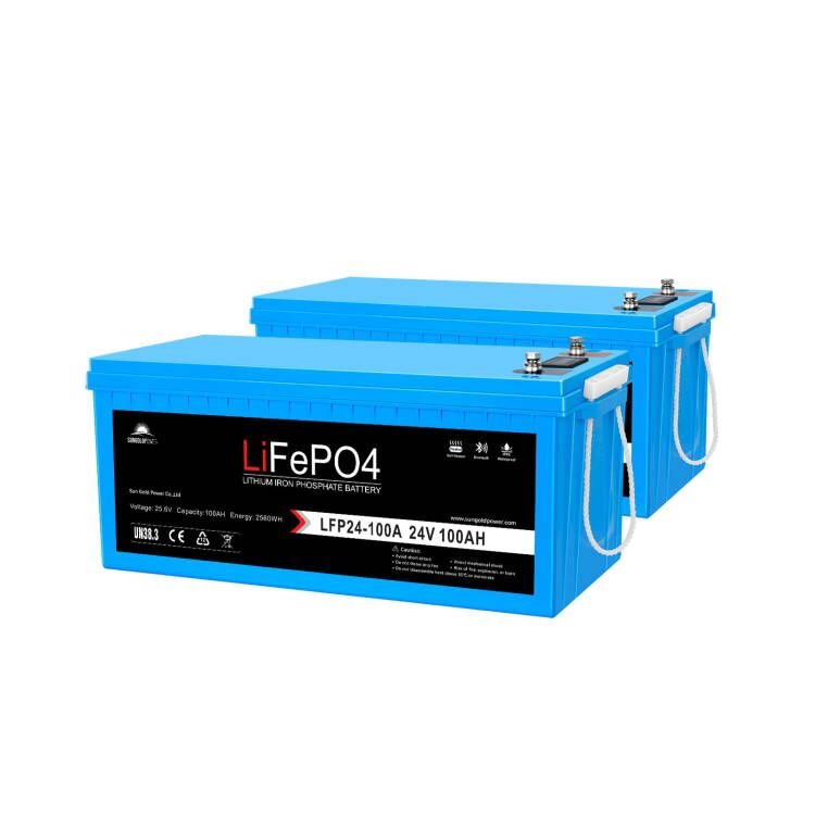 2 X 24V 100Ah LiFePo4 Deep Cycle Lithium Battery Bluetooth / Self-Heating / IP65 - Energize Trek